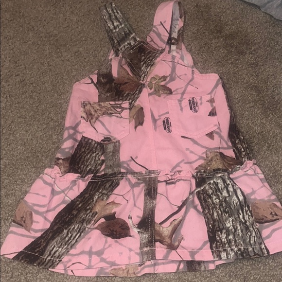 Pink Camouflage Sleeveless Dress - Picture 7 of 9